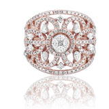 Aurora Crown Diamond Ring