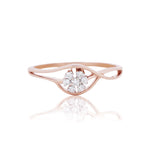 Twilight Bloom diamond Ladies ring