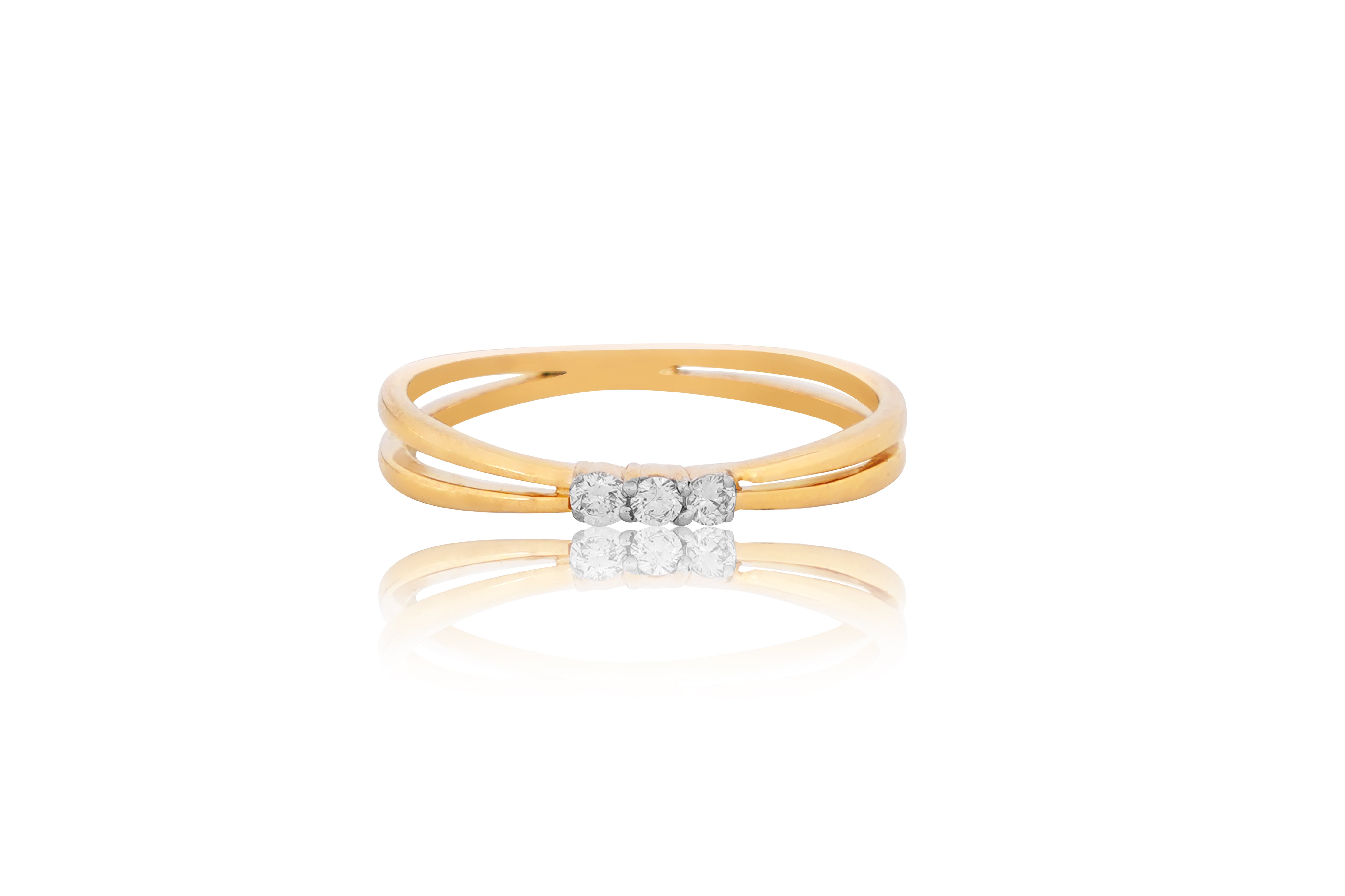 Trinity Glow diamond Ladies ring