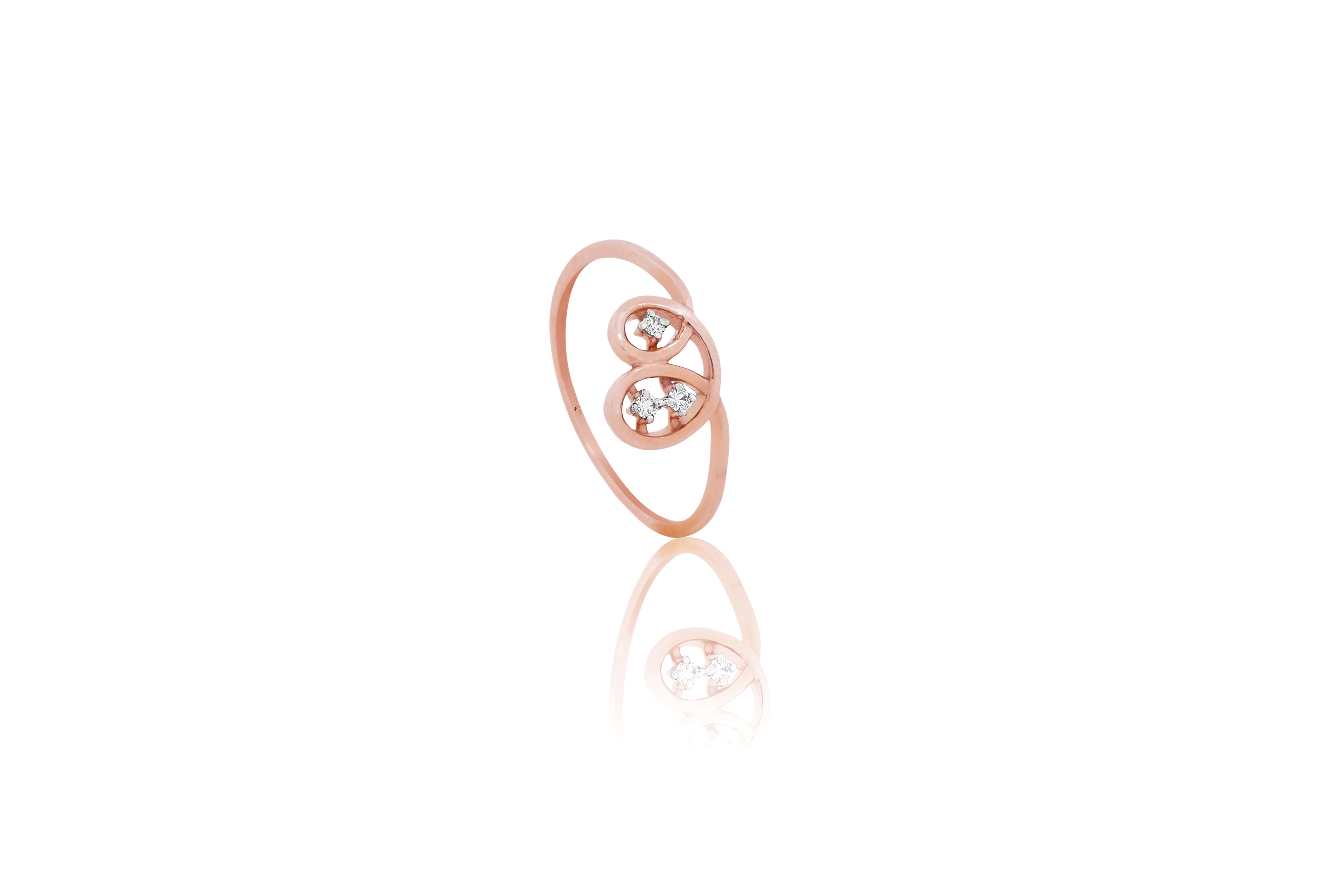 Diamond Infinity Bloom Ring