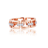 Diamond Geometric Link Band