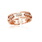 Diamond Geometric Link Band