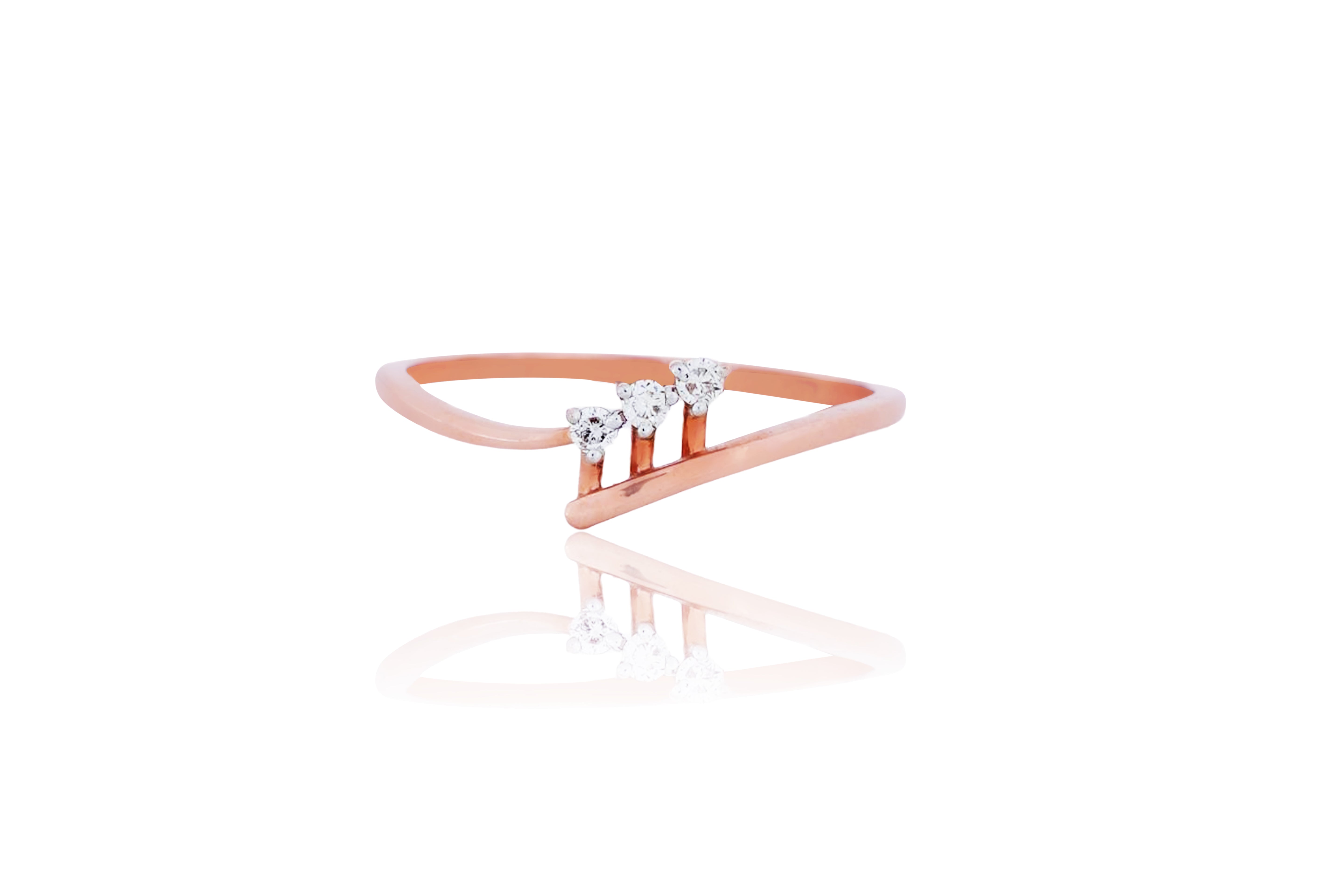 Diamond Ethereal Arch Ring