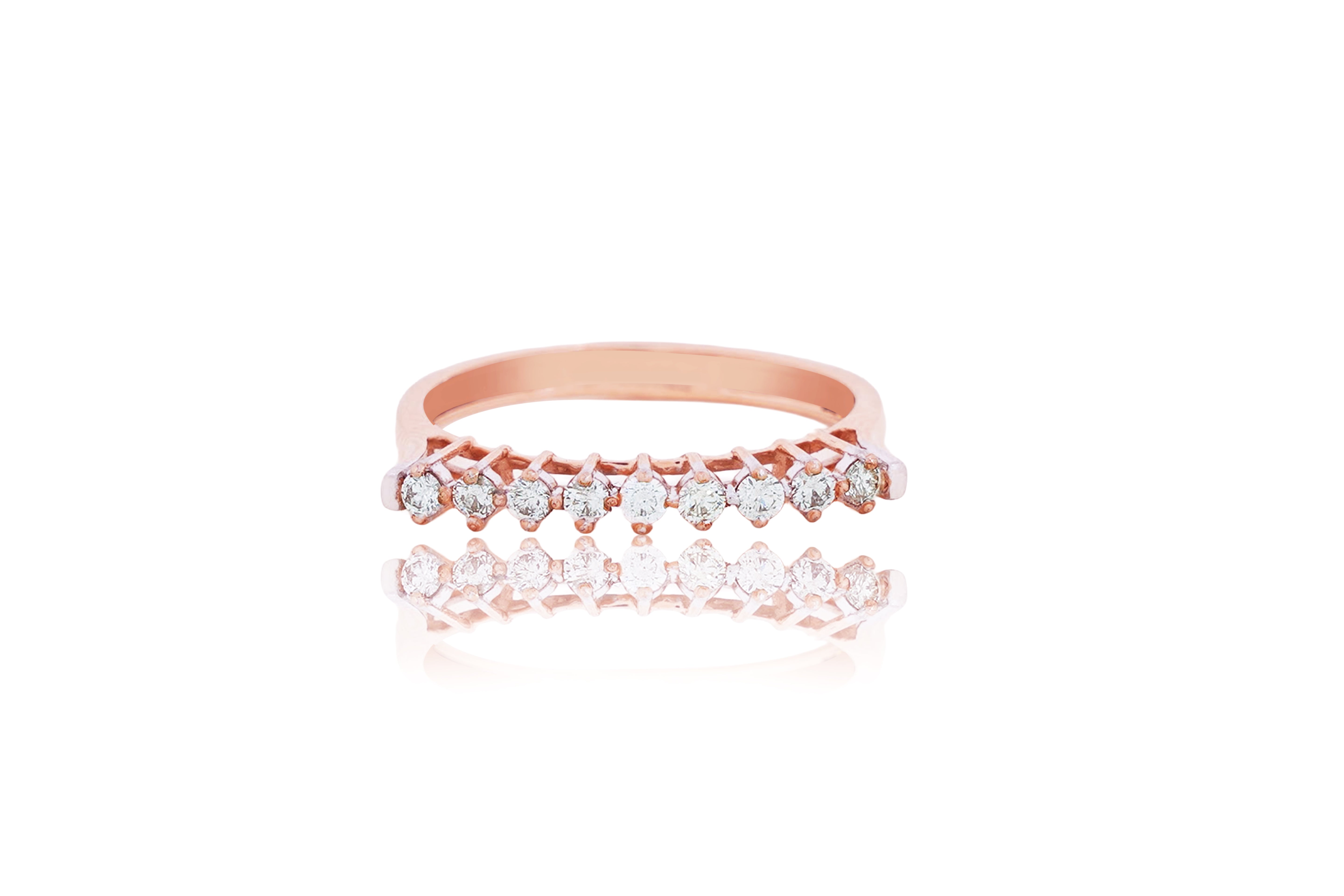 Diamond Celestial Arch Band