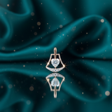 Heart Trapeze Diamond Pendant
