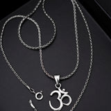Om - The Symbol of Truth Silver Pendant