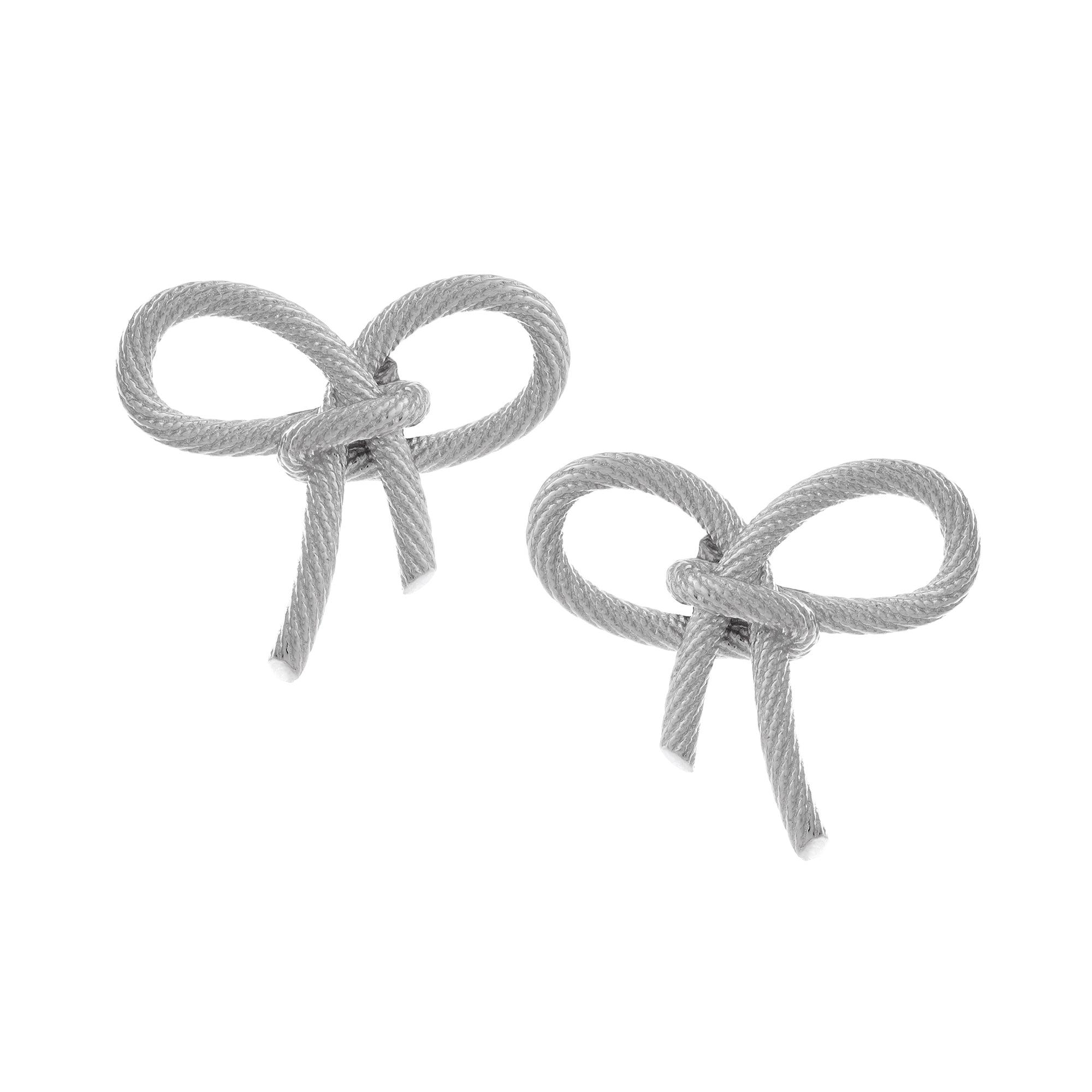 Knot of Fashion Silver Earrings - Diavo Jewels