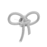 Knot of Fashion Silver Earrings - Diavo Jewels