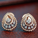 Belle Pearesque Diamond Earrings