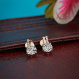 Sparkling Halo of Majesty Diamond Earrings