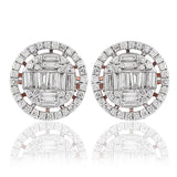 Radiant Circlet Diamond Earrings