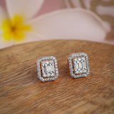 Rectangle VerticaLux Diamond Earrings