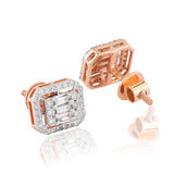 Rectangle VerticaLux Diamond Earrings