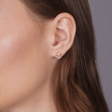 Twinkling Orbit Diamond Earrings