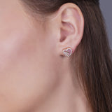 Ethereal Hearts Diamond Earrings