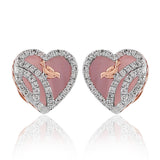 Ethereal Hearts Diamond Earrings