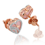 Ethereal Hearts Diamond Earrings