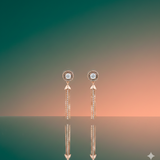 Diamond Romanesque Tassel Drops