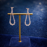 Eterna Drop Diamond Earrings