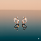 Spiral Nebula Diamond Studs