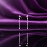 Diamond Glimmering Teardrop Tassels