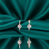 The Diamond Twisted Infinity Hoops