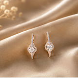 The Diamond Twisted Infinity Hoops