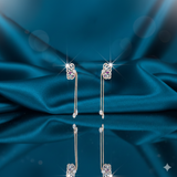 The Fluttering Cascade Drop Diamond  Earrings
