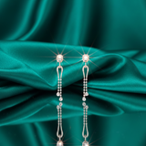 Diamond Cascade Chandelier Earrings