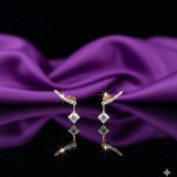 The Celestial Arc Drop Earrings