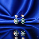 The Imperial Veridian Orbit Earrings