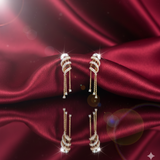 The Gilded Ribbon Waterfall Earrings