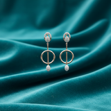 Zenith Drop Diamond Earring