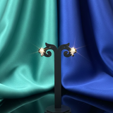 Diamond Petal Embrace Studs