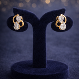 Twin Teardrop Diamond Earrings