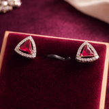 Royal Ruby Diamond Earrings