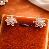 Diamond Infinite Halo Hoops