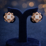 Diamond Radiant Petal Studs
