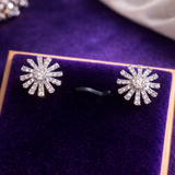 Diamond Luminous Bloom Studs