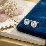 Aurelia Rosette Diamond Earrings