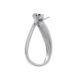 Modern Muse Rhodium Dangles - Diavo Jewels