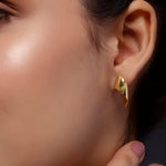 Zenith of Grandeur Silver Earrings - Diavo Jewels