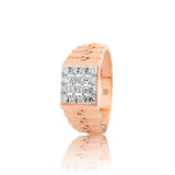 Stalwart Aristocratic Men's Diamond Ring