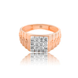 Stalwart Aristocratic Men's Diamond Ring