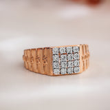 Stalwart Aristocratic Men's Diamond Ring