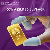 ROSE 24K (999.9) 10 GM GOLD BAR