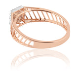 Gleaming Matrix Lattice Diamond Ring