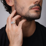 Aurora Borealis Men's Diamond Ring