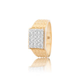 Aurora Borealis Men's Diamond Ring