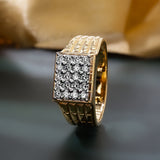Aurora Borealis Men's Diamond Ring